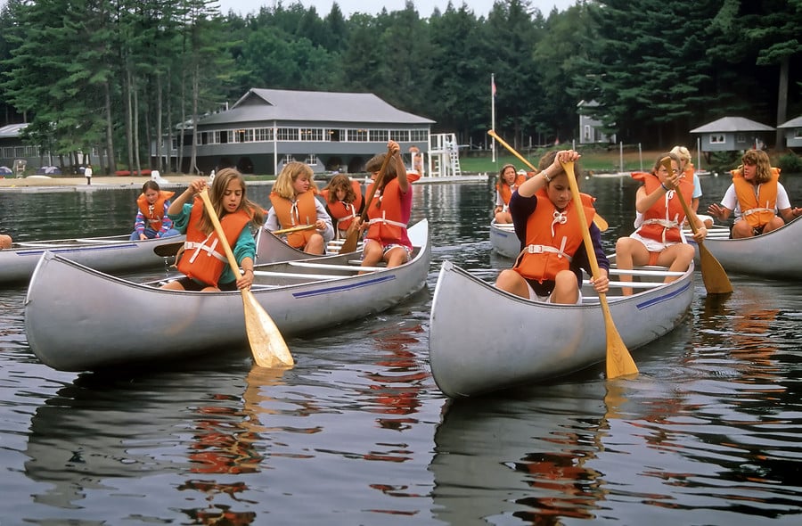 canoe in Lakefield summer camp 的圖片結果